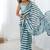 aqua blue heavy chiffon mirror work saree