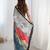 multicolor heavy chiffon mirror work saree
