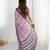 pink heavy chiffon mirror work saree