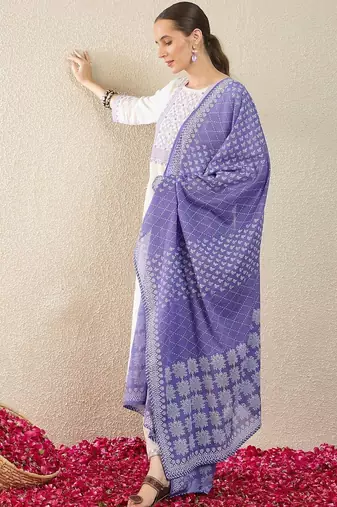 Women Embroidered Regular Thread Work Pure Cotton Kurta with Trousers