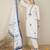 Women Floral Embroidered Regular Thread Work Pure Cotton Kurta with Trousers & With Dupatta