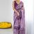 multicolor georgette mirror work saree