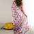 multicolor georgette mirror work saree