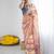 multicolor georgette mirror work saree