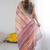multicolor georgette mirror work saree