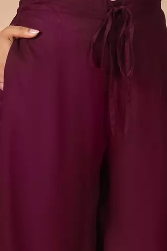 Women Ethnic Motifs Embroidered Regular Thread Work Kurta with Patiala & With Dupatta