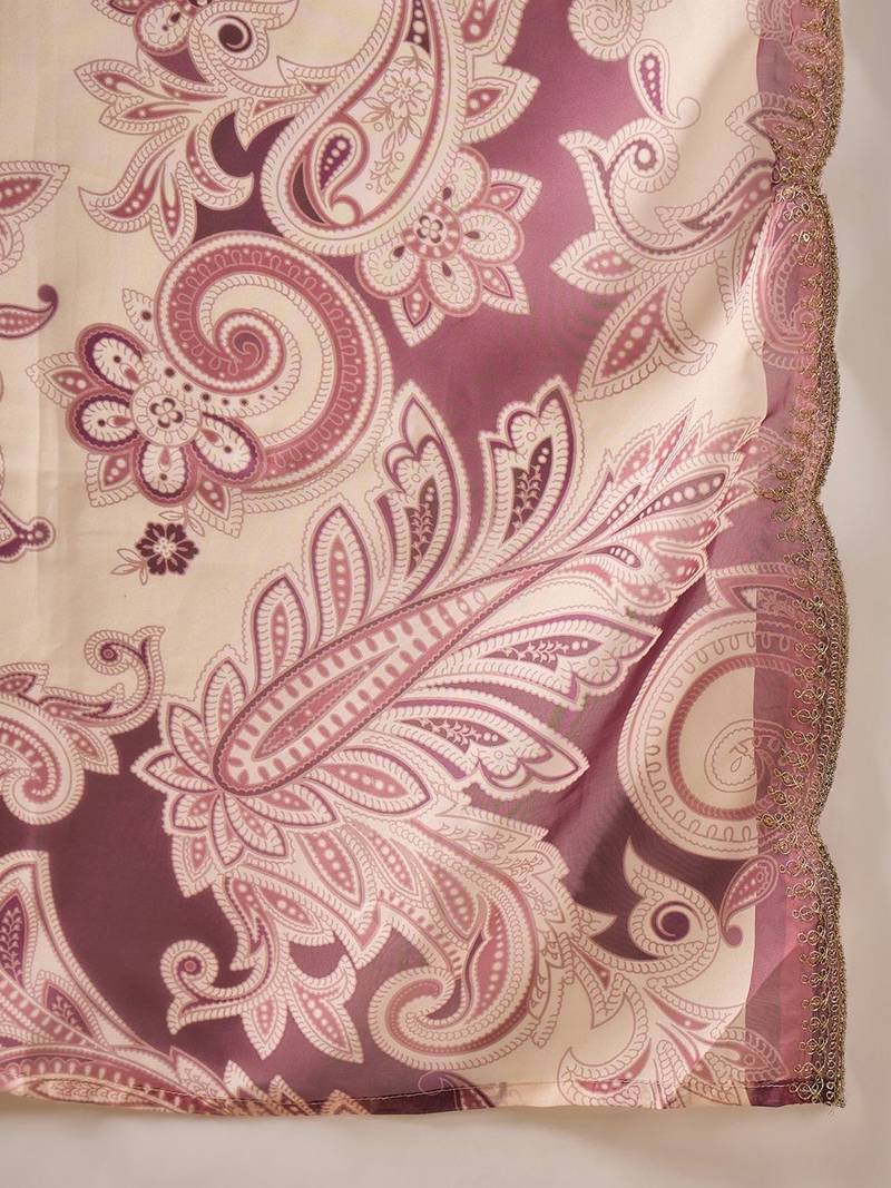 Women Ethnic Motifs Embroidered Regular Thread Work Kurta with Patiala & With Dupatta