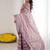 multicolor georgette mirror work saree