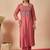 Women Floral Embroidered Regular Thread Work Kurta with Trousers & With Dupatta