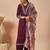 Women Ethnic Motifs Embroidered Regular Thread Work Kurta with Patiala & With Dupatta
