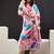 Women Floral Printed Regular Thread Work Kurta with Trousers & With Dupatta