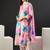 Women Floral Printed Regular Thread Work Kurta with Trousers & With Dupatta