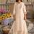 Women Floral Embroidered Regular Thread Work Kurta with Trousers & With Dupatta