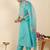 Women Floral Embroidered Regular Thread Work Kurta with Trousers & With Dupatta