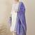 Ethnic Motifs Embroidered Thread Work Pure Cotton Kurta With Trousers & Dupatta