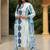 Women Geometric Printed Cotton Kurta with Trousers & Dupatta
