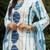 Women Geometric Printed Cotton Kurta with Trousers & Dupatta