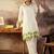 Floral Embroidered Thread Work Pure Cotton Kurta With Palazzo