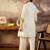 Floral Embroidered Thread Work Pure Cotton Kurta With Palazzo