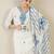 Women Floral Embroidered Cotton Kurta with Trousers & Dupatta