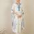 Women Floral Embroidered Cotton Kurta with Trousers & Dupatta