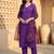 Women Angrakha Kurta with Trousers & With Dupatta