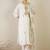 Women Floral Embroidered Regular Thread Work Pure Cotton Kurta with Trousers & With Dupatta