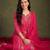 Women Ethnic Motifs Printed Regular Thread Work Kurta with Trousers & With Dupatta