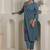 Women Floral Embroidered Regular Thread Work Pure Cotton Kurta with Trousers