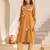 Women Floral Embroidered Regular Thread Work Pure Cotton Kurta with Trousers