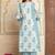 Women Floral Printed Panelled Beads and Stones Pure Cotton Kurta with Trousers & With Dupatta