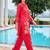 Women Floral Embroidered Regular Thread Work Kurta with Trousers