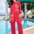Women Floral Embroidered Regular Thread Work Kurta with Trousers
