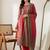 Women Ethnic Motifs Printed Empire Sequinned Pure Cotton Kurta with Trousers & With Dupatta