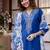 Women Ethnic Motifs Embroidered Regular Thread Work Kurta with Patiala & With Dupatta
