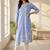 Women Floral Printed Regular Thread Work Linen Kurta with Trousers & With Dupatta