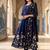 Women Floral Printed Regular Thread Work Pure Cotton Kurta with Trousers & With Dupatta