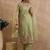 Women Floral Embroidered Regular Thread Work Kurta with Trousers & With Dupatta