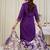 Floral Embroidered Thread Work Straight Kurta With Patiala & Dupatta