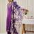 Floral Embroidered Thread Work Straight Kurta With Patiala & Dupatta