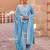 Women Floral Embroidered Thread Work Pure Cotton Kurta with Trousers & Dupatta