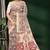 Natural ivory & madder red printed andhra cotton saree with running blouse