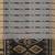 Slate grey & antique gold pochampally ikat cotton saree with running blouse