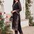 Women Floral Embroidered Regular Thread Work Kurta with Trousers & With Dupatta