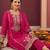 Women Ethnic Motifs Embroidered Regular Kurta with Trousers & With Dupatta