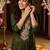 Women Ethnic Motifs Embroidered Regular Sequinned Kurta with Trousers & With Dupatta