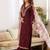 Women Ethnic Motifs Embroidered Regular Kurta with Patiala & With Dupatta