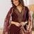 Women Ethnic Motifs Embroidered Regular Thread Work Kurta with Palazzos & With Dupatta