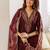 Women Ethnic Motifs Embroidered Regular Thread Work Kurta with Palazzos & With Dupatta