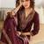 Women Ethnic Motifs Embroidered Regular Thread Work Kurta with Palazzos & With Dupatta